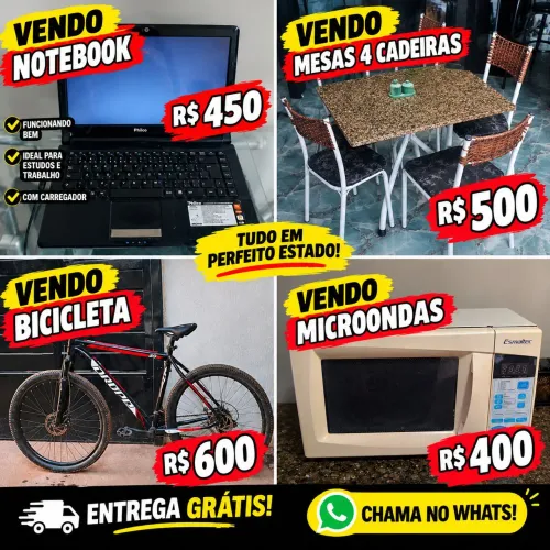 Vendo tudo entrego