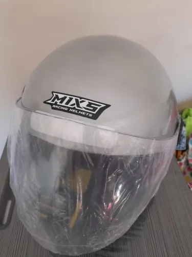 Capacete Mixs Way Aberto 60 Prata
