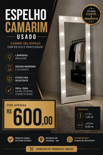 ESPELHO CAMARIM