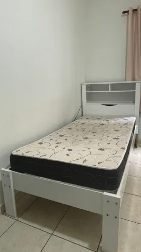 CAMA DE SOLTEIRO + COLCHÃO