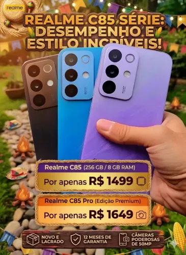 Realme C85 e C85 pro no são João de preços baixos!!!