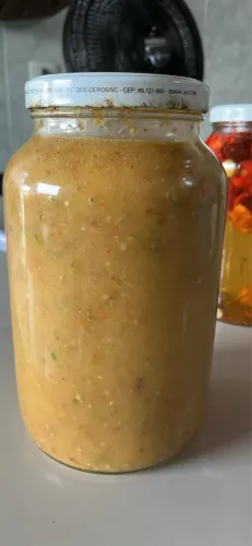 Molho e conserva de pimenta