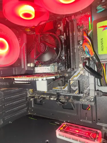 PC MONTADO 100% - I5 10400F, TUF B460M PLUS, RX 560 4GB, SSD NVME