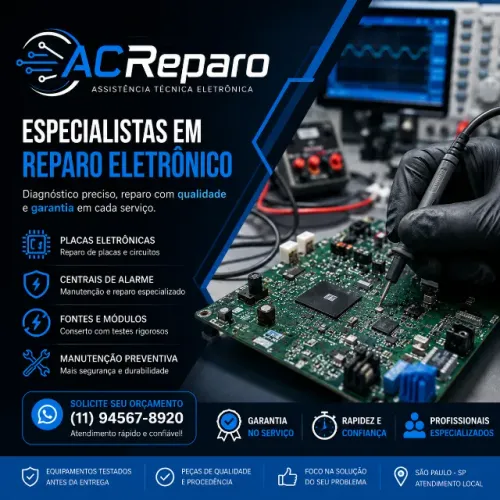 Reparo (Conserto TV, Áudio e Eletrodomésticos em Geral)