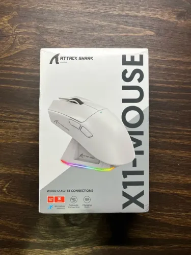 Mouse Gamer Attack Shark X11 Sem Fio Novo Lacrado