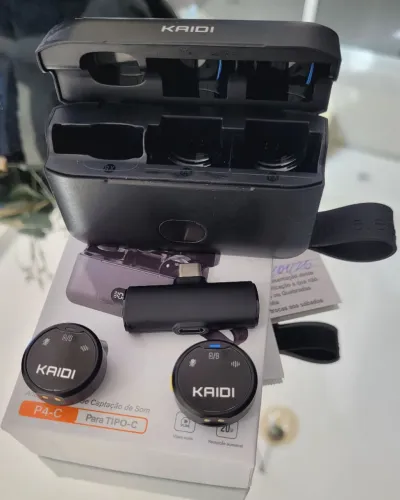 Microfone lapela kaidi