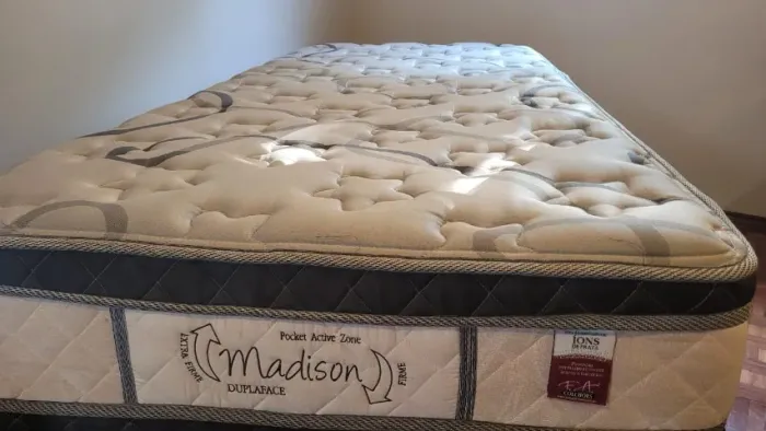 Cama Box Solteiro Americano FA Colchões - Madison (Molas Ensacadas)