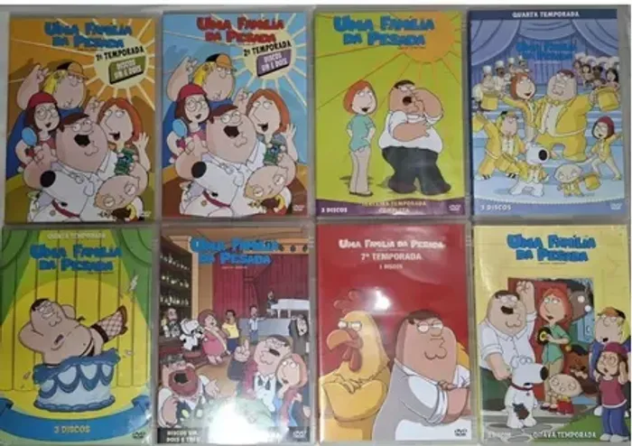 8 Dvds Série Uma Família Da Pesada 8 Temporadas
