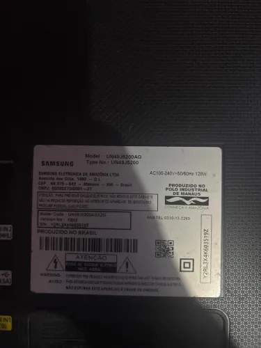 Smart tv Samsung 49 polegadas com defeito 
