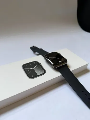 Apple Watch Series 9 GPS + Celular - Caixa prateada de aço inoxidável 45 mm - *RARIDADE**