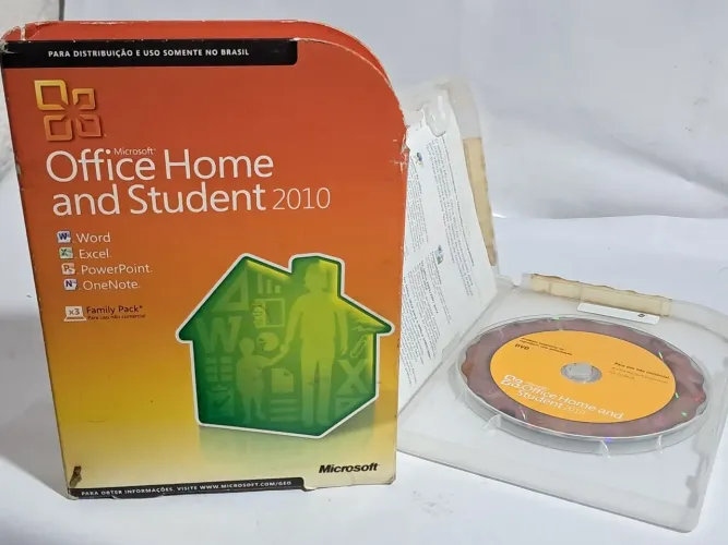 Pacote Office home and student 2010