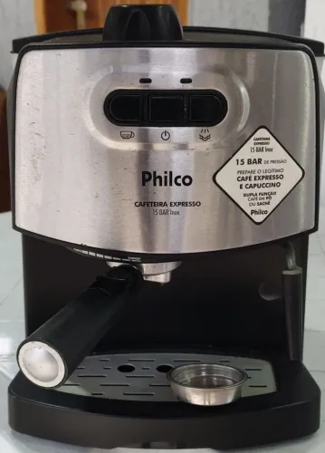 Cafeteira expresso Philco 15 BAR Inox