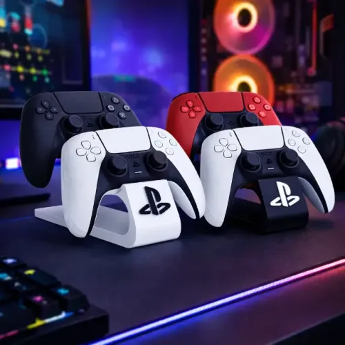 Suporte Duplo Para Controles Ps5 Ps4 Design Gamer Suporte