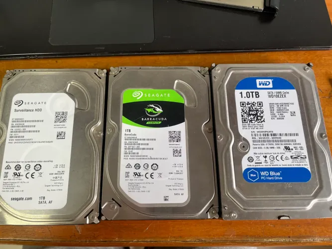 Kit 3 Hd 1TB Sata todos testados 