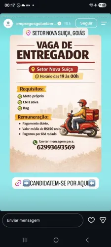 ENTREGADOR MOTOBOY