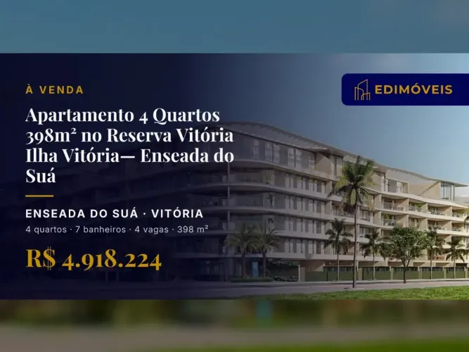 Apartamento Pronto para Morar na Enseada do Suá: Seu Refúgio à Beira-Mar