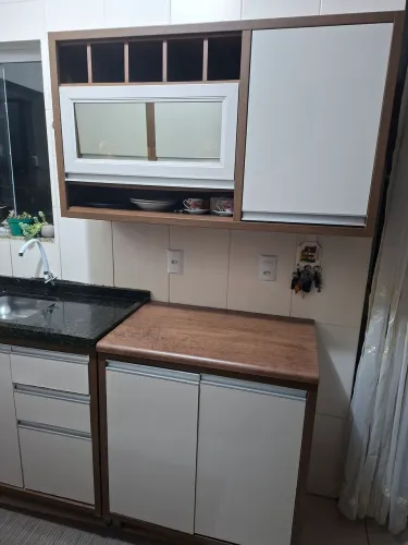 Jogo de cozinha completo com fogão e forno eletrico