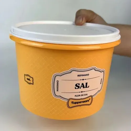 Porta Mantimentos Tupperware caixa Sal 