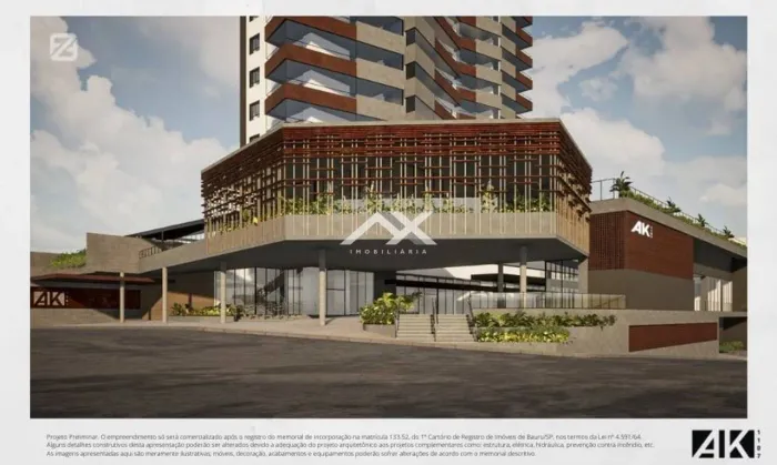 Apartamento com 2 dormitórios à venda, 92 m² por R$ 1.150.000 - Residencial AK 1107 - Baur