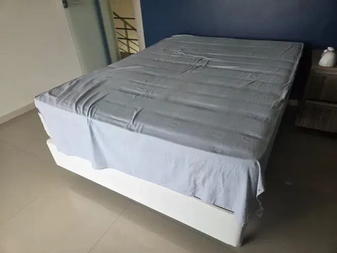 Camabox com colchão Ortobom - estado novo