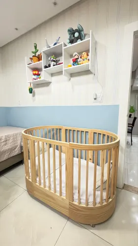 Kit wave berço evolutivo e comoda Divicar