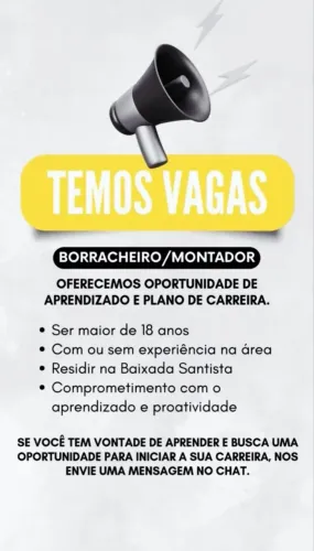 Contrato Borracheiro/ Montador de Carro e Moto !!