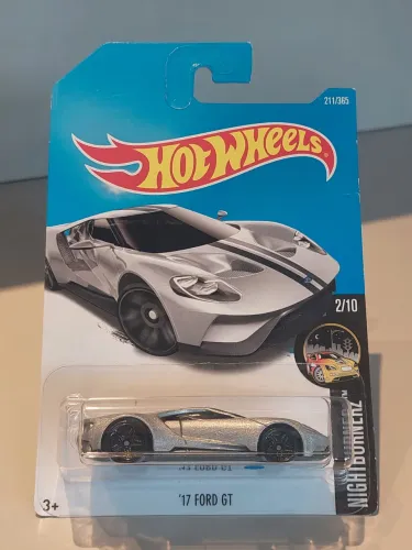 Hot Wheels '17 Ford GT (prata) Lacrado