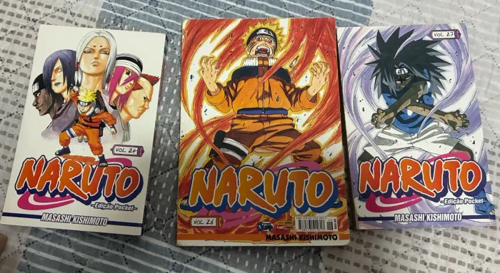 MANGÁS NARUTO ? VOLUMES 24, 26 E 27