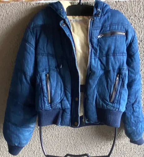 Jaqueta Jeans Feminina Forrada - Tam. G