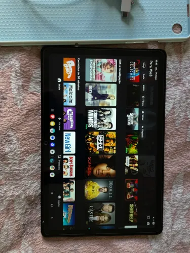 Tablet Samsung A9+ - Acompanha Acessórios + Cartão de Memoria
