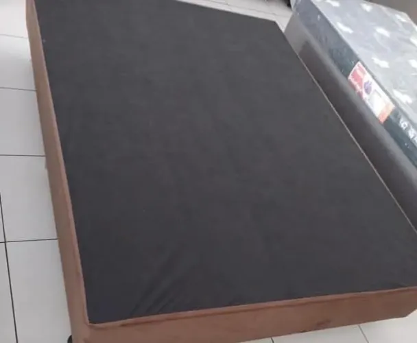 Base simples para cama box casal 