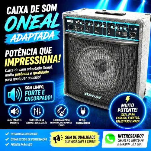 Caixa de som com rádio Bluetooth 