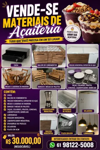 Material para açaiteria