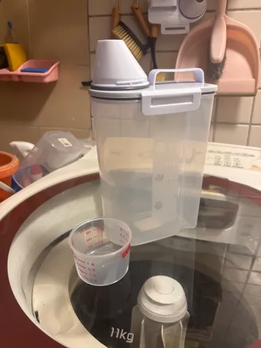 Porta lava roupas líquido ou em pó (2kg)