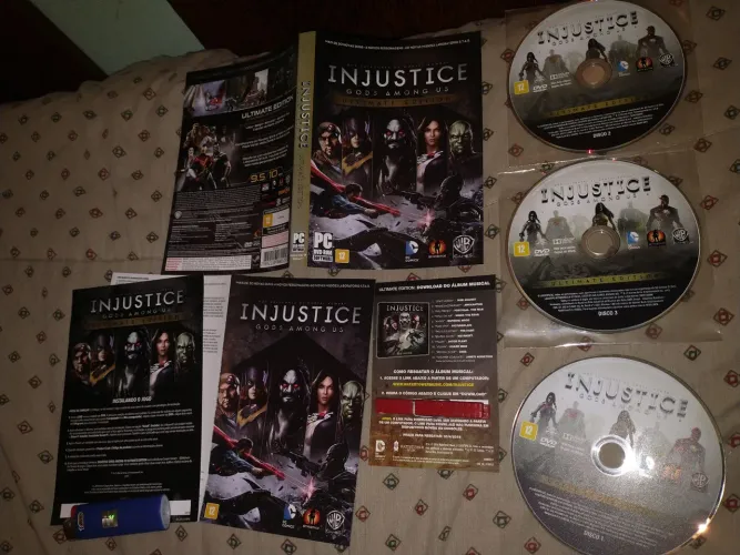 Injustice Gods Among Us Ultimate Edition jogo físico original PC DVD