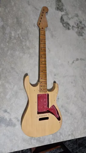 Kit corpo e braço guitarra Washburn - Projeto luthier/custom
