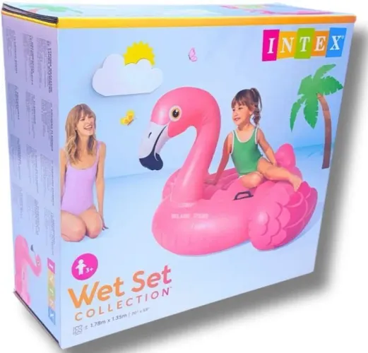 Boia piscina praia 1.78 x 1.35 flamingo