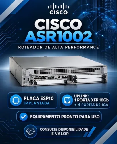 Roteador cisco ASR1002