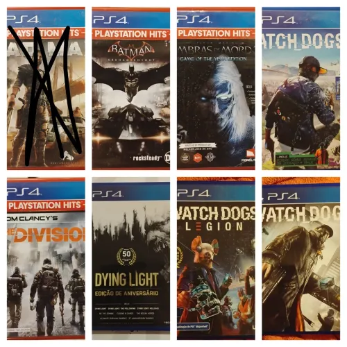 Jogos ps4 ps5 mídia física 