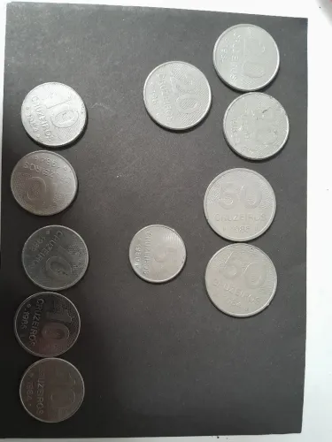 Moedas cruzeiro lote