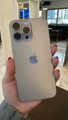 Iphone 16 Pro Max 256GB Desert Bateria 93% em até 18X consulte nossas condições 