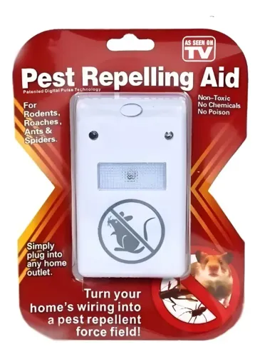 Repelente Eletrônico Anti Pragas Espanta Ratos Mosquito