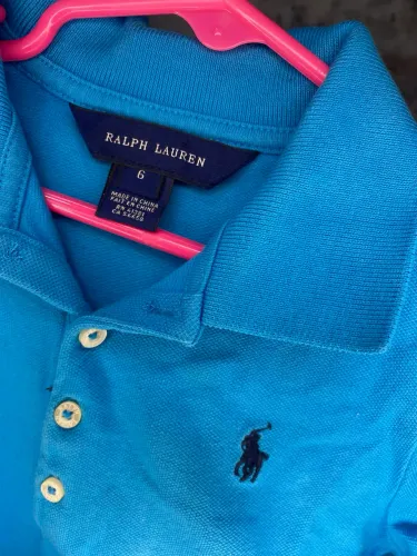 Kit Vestido Ralph Lauren (EUA), menina 5/6 anos