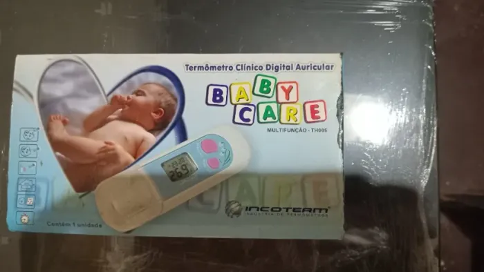 Termômetro Clinico Digital Auricular BABY CARE Multi função infra vermelho