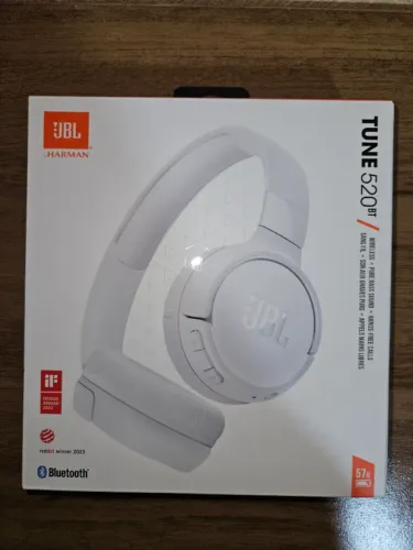 JBL Tune 520BT Branco Original ? Novo e Lacrado