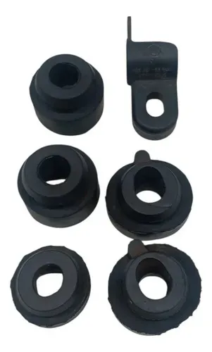 Kit Borrachas Fixação Radiador Fiat Mobi 1.0 2020 2021 2022