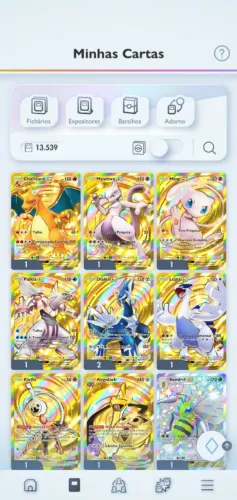 Conta Pokémon TCG Pocket Nível 60 completa 
