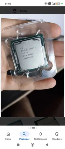 Processador i7 7700 4 Núcleos 8 Threads 3.6 a 4.2GHz