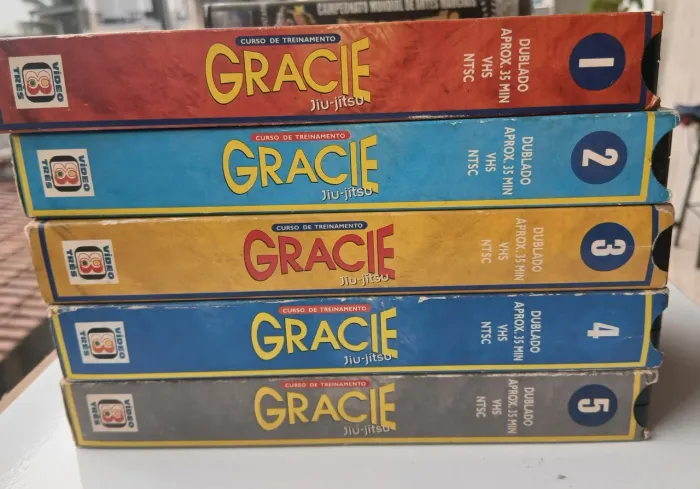 Coleção Fita VHS artes marciais.GRACIE