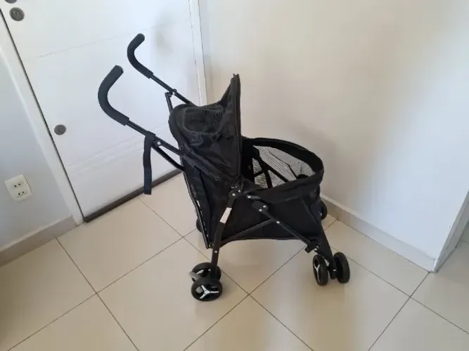 Carrinho de Passeio Pet para Cães e Gatos